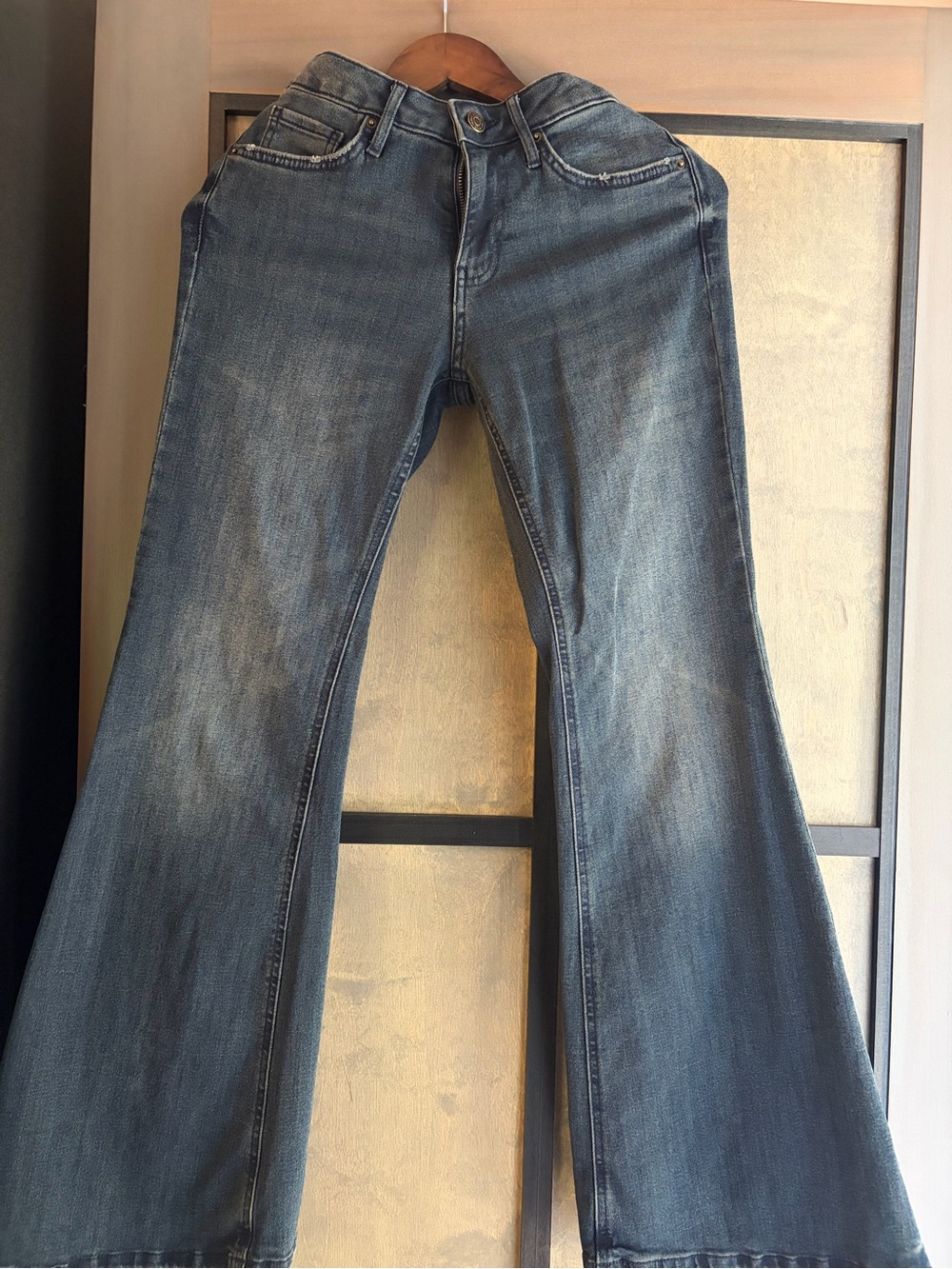 wild fable Faded Blue Flare Jeans